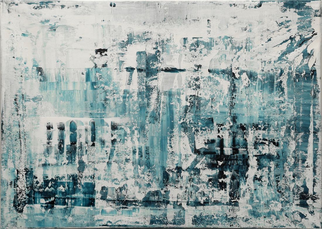 Internal Landscape Of Contemplation — painting by Dimitris Kiriakos