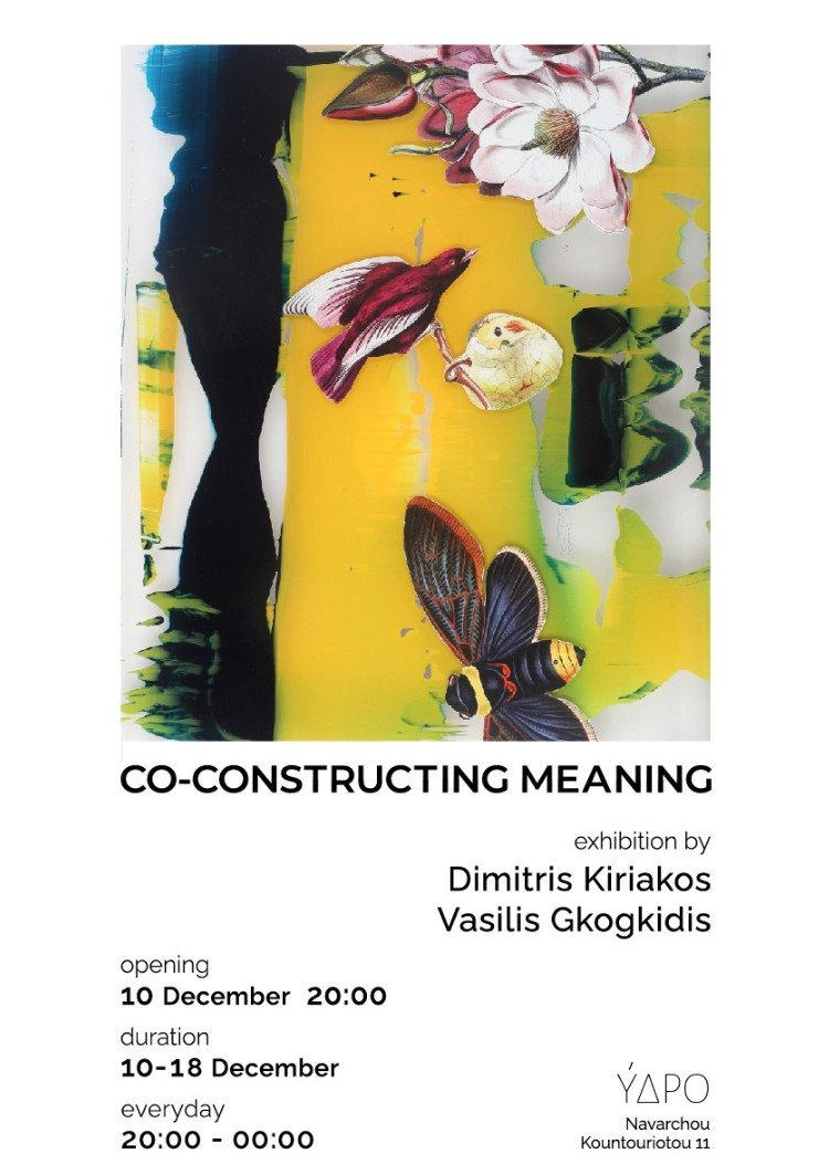 Co-Constructing Meaning — exhibition poster, Ydro Gallery
